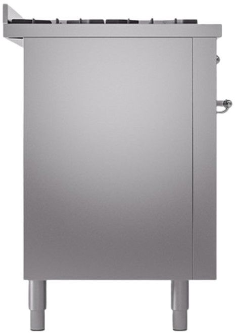 Ilve® Nostalgie II Series 60" Stainless Steel Pro Style Dual Fuel Range-2