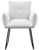 Coaster® Ackland Light Gray/Black Arm Chair-1