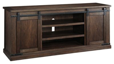 Signature Design by Ashley® Budmore Rustic Brown Extra Large TV Stand-0