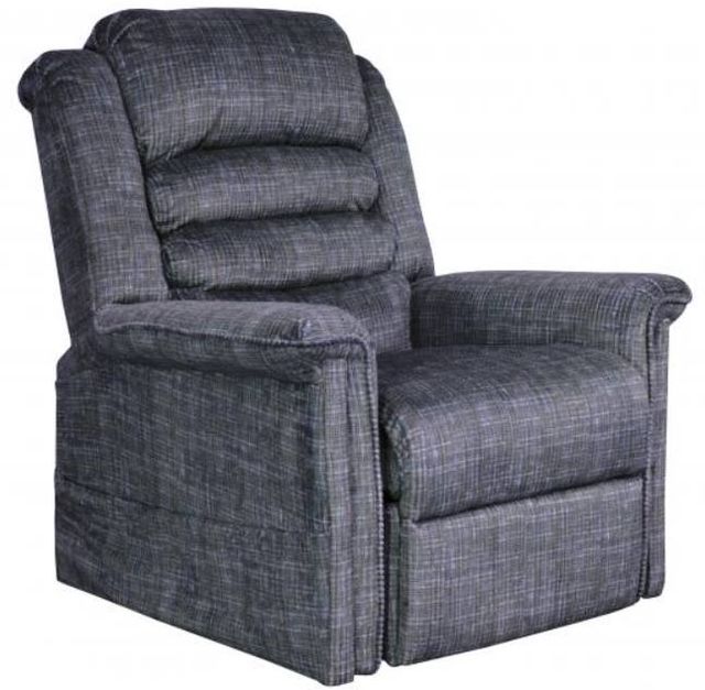 Catnapper® Soother Smoke Power Lift Full Lay Out Chaise Recliner with Heat and Massage-0