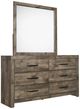 New Classic® Home Furnishings Misty Lodge Rustic Brown Dresser and Mirror-0