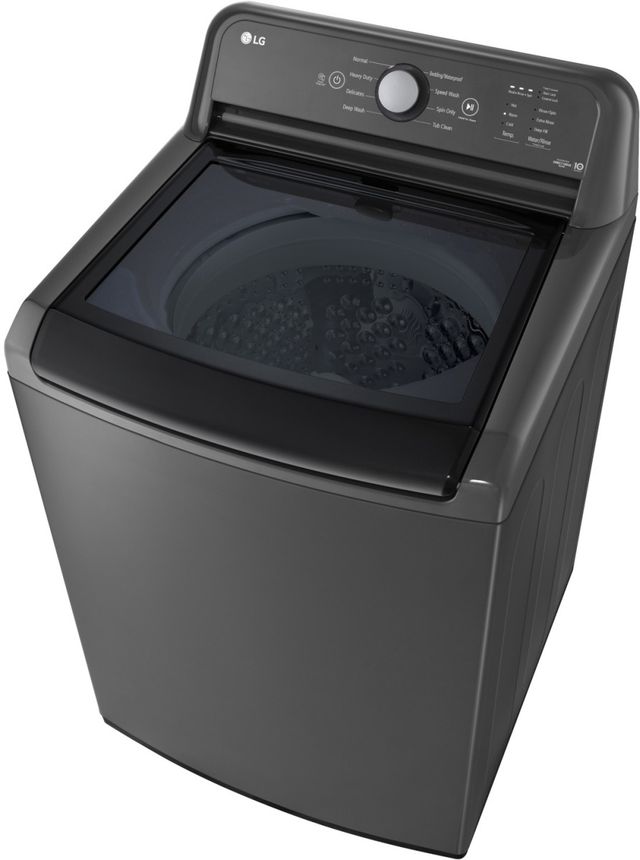 LG 4.1 Cu. Ft. Monochrome Gray Agitator Top Load Washer with TurboDrum™ Technology-4