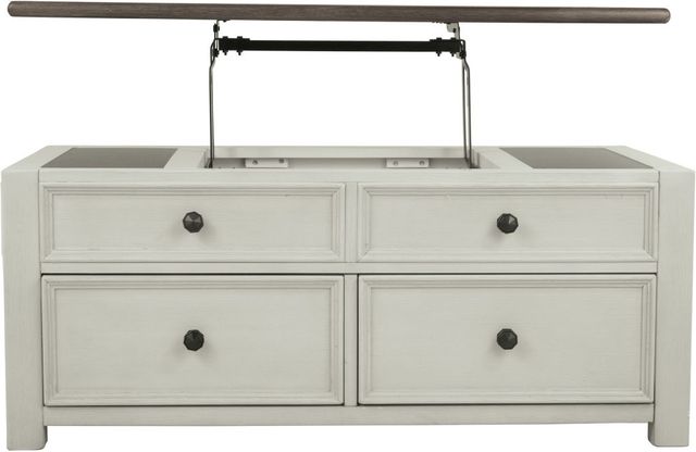 Signature Design by Ashley® Bolanburg Two-tone Lift Top Coffee Table-1