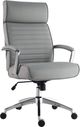Parker House® Dc Softy Gray Leather Tall Desk Chair-0
