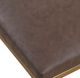 Uttermost® Reform Antiqued Gold/Cocoa Small Bench-4