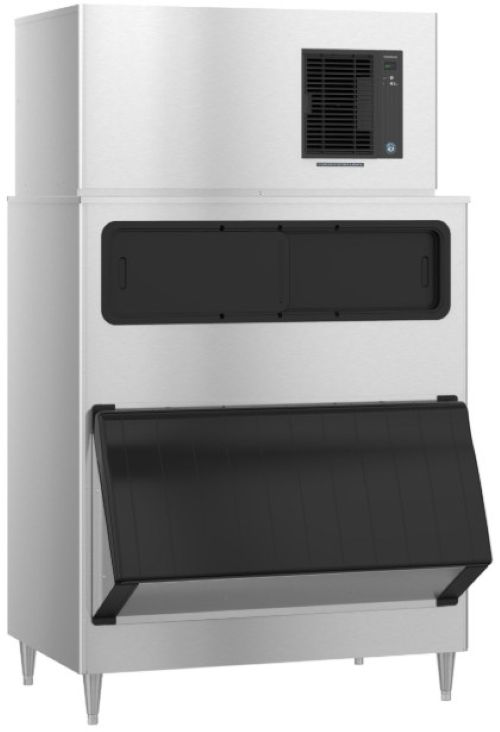 Hoshizaki Square Cuber 44" 489 lb. Stainless Steel Air-Cooled Icemaker-2