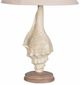 Lamps Per Se Antique White Distressed/Brown Table Lamp-2