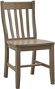 John Thomas Furniture® Dining Essentials Taupe Gray Schoolhouse Side Chair-0