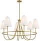 Forty West Revere Gold Chandelier-2