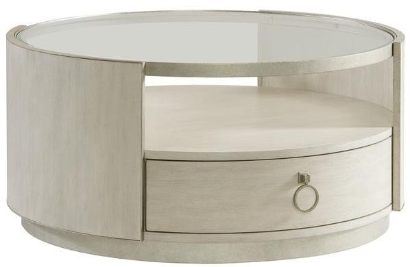 Riverside Furniture Maisie Champagne Round Coffee Table-0