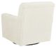 Signature Design by Ashley® Herstow Ivory Swivel Glider Accent Chair-2