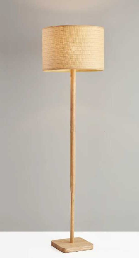 Adesso® Ellis Natural Floor Lamp-4