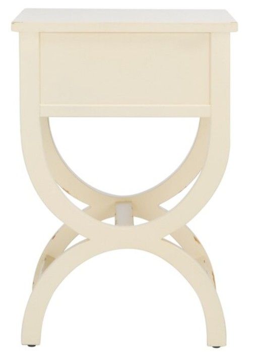 Safavieh Maxine Distressed Vanilla Accent Table-2