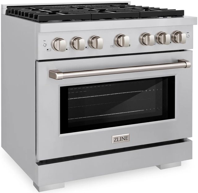 ZLINE Paramount Series 36" Stainless Steel Pro Style Gas Range-3