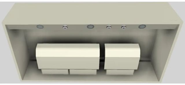 Vent-A-Hood® 48" Biscuit Wall Mounted Range Hood-3