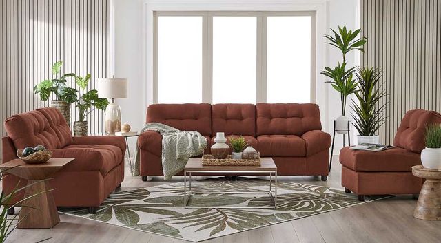 Hughes Furniture® 25100 Bonanza Copper Sofa-1