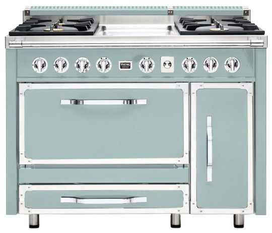 Viking® Tuscany 48" Splash Pro Style Dual Fuel Range with 2 Induction-0