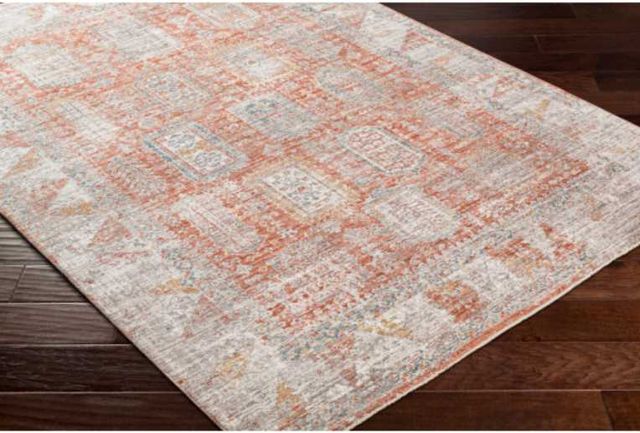Surya Carlisle Brick Red 4'x6' Area Rug-2
