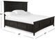 Magnussen Home® Westley Falls Graphite Queen Panel Bed-2