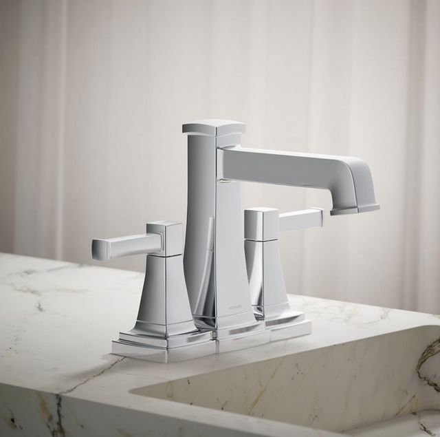 KOHLER® Riff® Polished Chrome 1.2 GPM Centerset Bathroom Sink Faucet-1