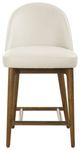 Uttermost® Stitches Ecru/Warm Walnut Counter Stool-3