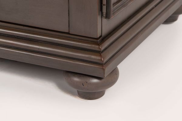 Aspenhome® Oxford Peppercorn Open Bookcase-3