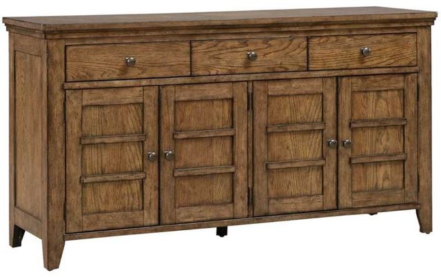 Liberty Furniture Carolina Park Amber Brown Server-0