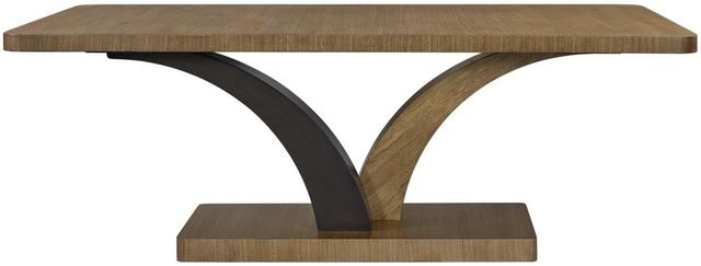 Bernards Calia Brown Pedestal Dining Table-2