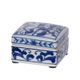 A & B Home Leith 3-Piece Blue/White Decorative Box Set-2