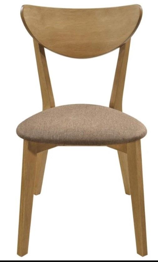 Coaster® Elowen 5-Piece Brown Round Solid Wood Dining Set-2