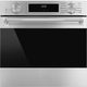 Smeg 24" Fingerproof Stainless Steel Single Electric Wall Oven-0