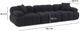 TOV Furniture Calliope 3-Piece Black 118" Modular Sectional-2