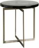 Universal Explore Home™ Avaline Smoke Jordan Side Table with Antique Nickel Base-0