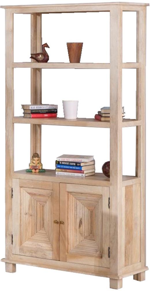 Jaipur Furniture Splendid Complements Patwin Brown Bookcase-0