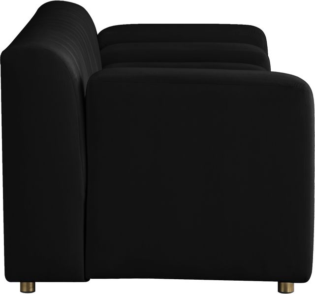 Meridian Furniture Naya Black Velvet Loveseat-2