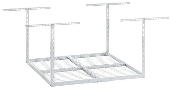 Gladiator® Hammered White Garage Overhead GearLoft™ Storage Rack -0