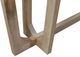 Forty West Lyle White Console Table with Brown Base-4