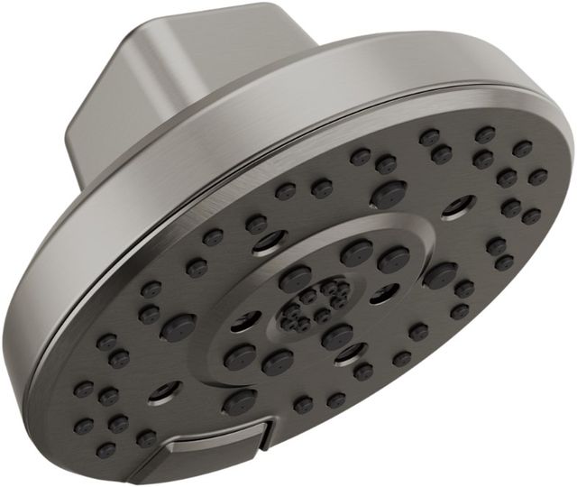 Brizo Levoir® Brilliance® Luxe Steel® H2OKINETIC® Round Multi-Function Showerhead-0