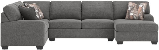 Signature Design by Ashley® Seyler Lane 3-Piece Graystone Right-Arm Facing Sectional and Chaise-1