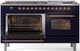 Ilve® Nostalgie II Series 60" Midnight Blue Pro Style Dual Fuel Range-2