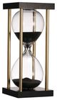 A & B Home Spellman Black/Gold Hourglass-0