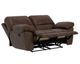 iAmerica Weston Walnut Lay-Flat Reclining Loveseat-1