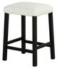 Furniture of America® Chalcedony 3-Piece White/Ivory Dining Table Set with Black Base-2