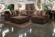 iAmerica Furniture Hercules Chocolate 40" Ottoman-1
