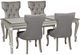 Signature Design by Ashley® Coralayne 5-Piece Silver Dining Table Set-0