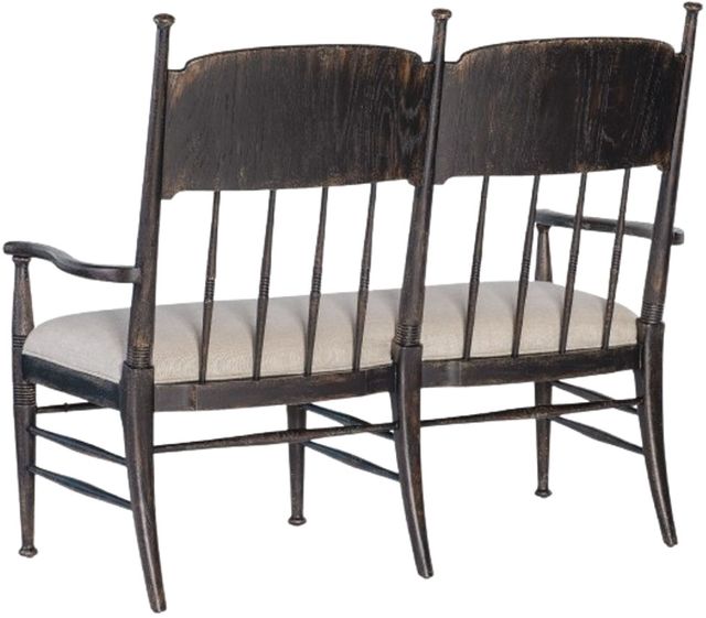 Hooker® Furniture Americana Biscuit/Molasses Dining Bench-3