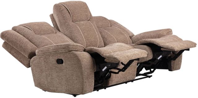 Parker House® Bruno Plush Tobacco Manual Reclining Sofa-1