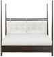 Modus Furniture Rockport Turtle Dove/Yin Full Upholstered Poster Bed-2