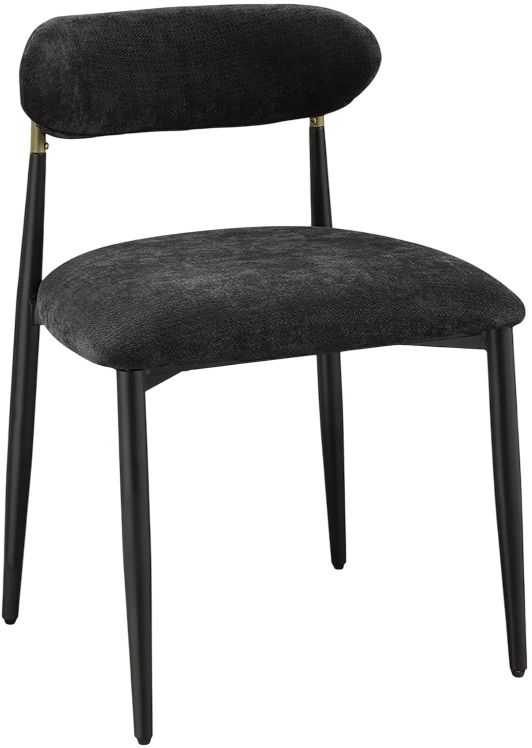 ACME Furniture Jaramillo 2-Piece Black Upholstered Side Chair Set-0