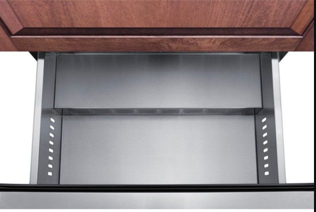Summit® 24” 3.4 Cu. Ft. Panel Ready 2 Drawer Under the Counter Refrigerator-2